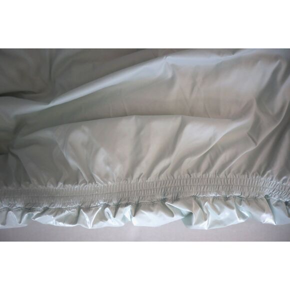 Athleta 480075 Women's Sz L Glacier Blue Summit Cropped Shine Puffer Jacket - Picture 7 of 11